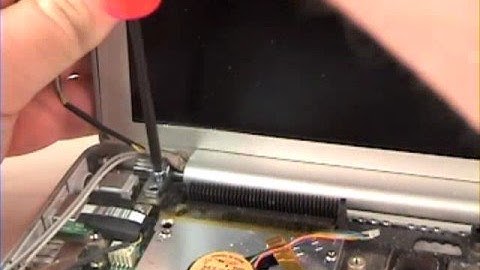 Powerbook 15" Repair - Removing the Display