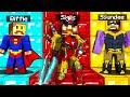 SUPER HERO HIDE and SEEK in Minecraft (OP)