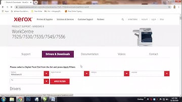 How To Download Driver For Xerox Workcentre 7545,7556,7535,7445,7435,7425,7525