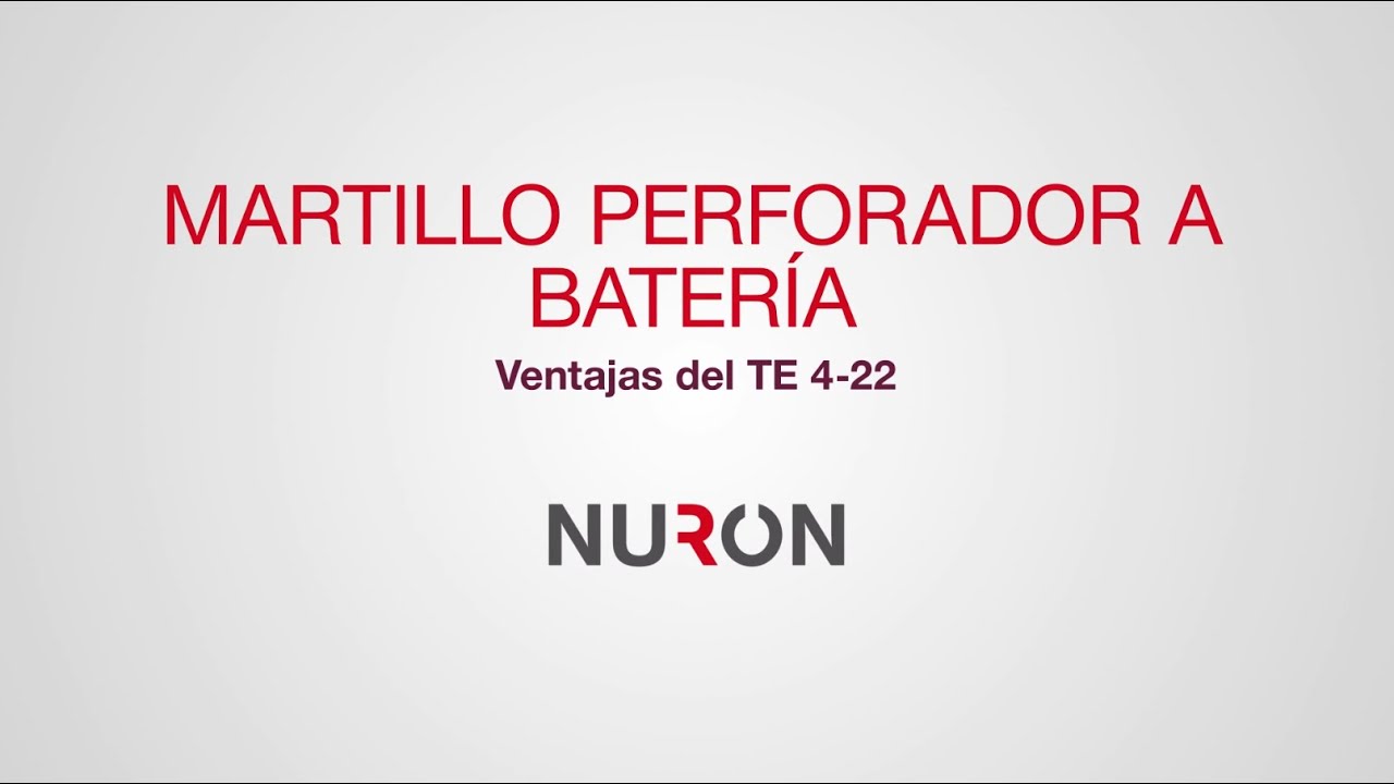 Martillo Perforador a batería TE 4-22 