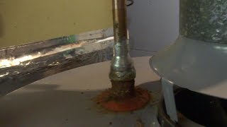 water heater leaking at water connections