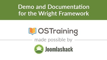 Lesson #2: Demo and Documentation for the Wright Framework
