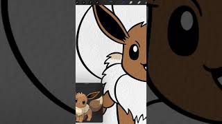 Coloring Eevee a Pokémon 🎨