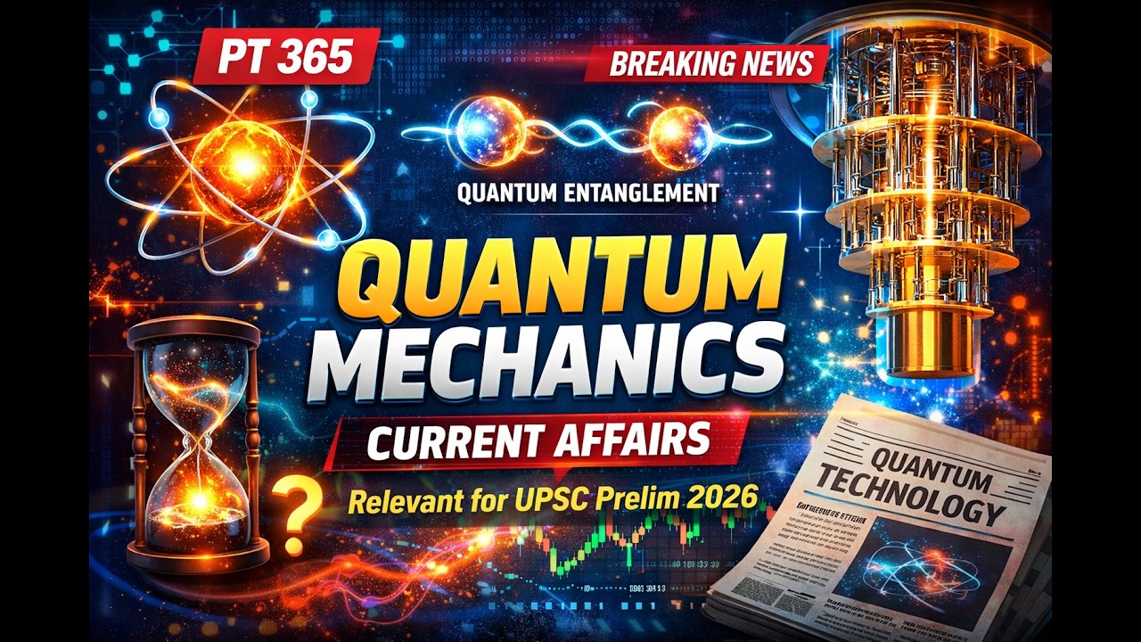 PT 365 Science & Tech | Quantum Mechanics l Noble in Physics | UPSC Prelims #pt365 #snt #upsc2026