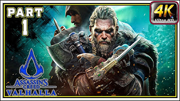 ASSASSINS CREED VALHALLA Full Gameplay Walkthrough PART 1 - Eivor The Wolf-Kissed [4K 60FPS]