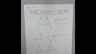 Math 1 - Module 7.4 Set - Using Triangle Congruence Shortcuts