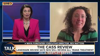 Cass Review - Maya Forstater On Talk Tv With Julia Hartley-Brewer