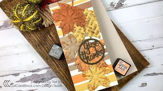 Textured Layered Fall Give Thanks Card for CutCardStock
Loving this multilayers slimline card. Check out how I used strips, stamps and 3D embossing folders to create this wonderful textured layered card!
***************************
Link to supplies: CutCard Stock https://www.cutcardstock.com/
***************************
Blog Post: https://cutcardstock.blog/?p=25375
BLOG: https://terismailbox.blogspot.com
FACEBOOK: https://www.facebook.com/Terismailbox
INSTAGRAM: https://www.instagram.com/terismailbox
My YouTube channel: https://www.youtube.com/Terismailbox
Thanks so much for stopping by today! Id love to have you follow/subscribe on my social media sites Instagram, Facebook, Blogger and You Tube all named TerisMailbox. Be well. Be creative! Textured Layered Fall Give Thanks Card for CutCardStock