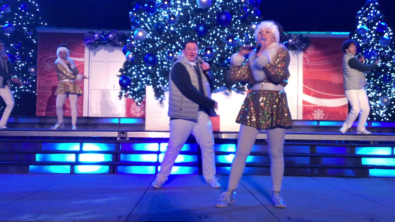 Kings island WinterFest Cool Yule Christmas show Opening Night 2021