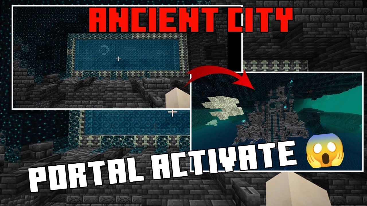 Ancient City Portal Activate in Minecraft ll #shorts #minecraft - YouTube