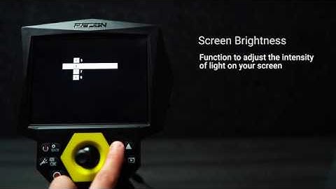 Recon Borescope | How to screen settings