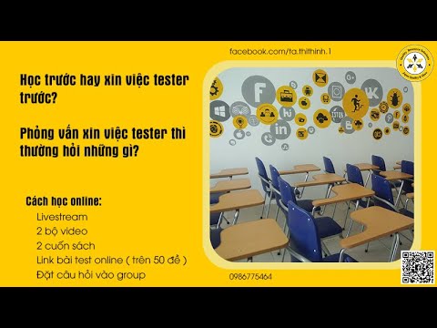 Video Học trước hay xin việc tester trước? Phỏng vấn xin... - YouTube