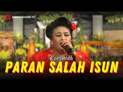 Karaoke - Paran Salah Isun - Koesniah (Official Video Karaoke ANEKA SAFARI)