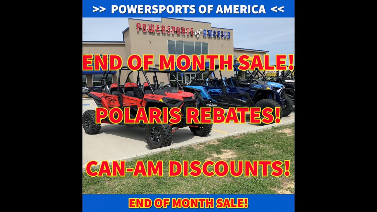 polaris-rebates-can-am-discounts-2020-atv-sxs-utv-end-of-month-sale-powersports-of-america-youtube