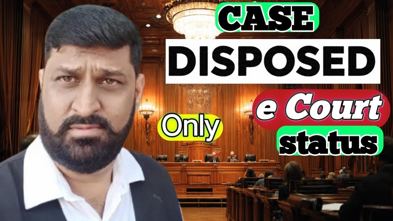 What Does Case Disposed REALLY Mean in Court | e Court Case status ...