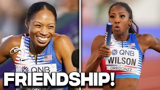 Allyson Felix Opens Up About Her Friendship With Britton Wilson