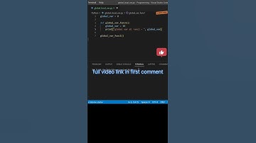 how to declare-initialize global variables in python | global variables in python  @CodeasByteS
