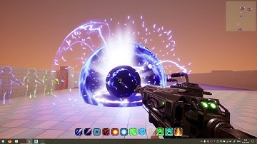 UT99 Translocator and Shock Rifle #UE5 #ALSv4 #gamedev #AI