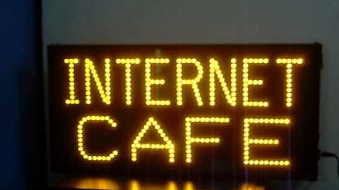 COSYCOM INTERNET CAFE LED SIGN BOARD