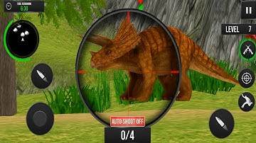 Wild Dinosaur Hunting Attack_Android ios Gameplay - Dinosaur Planet Gaming Part 7