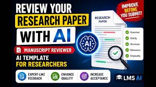 AI Powered Manuscript Reviewer for Academic Research Papers