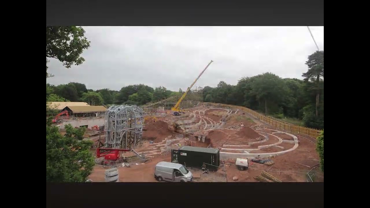 Wicker Man Timelapse-Alton Towers