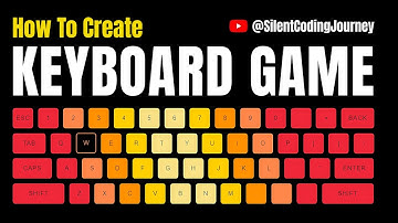 HOW TO CREATE KEYBOARD GAME USING HTML CSS JAVASCRIPT