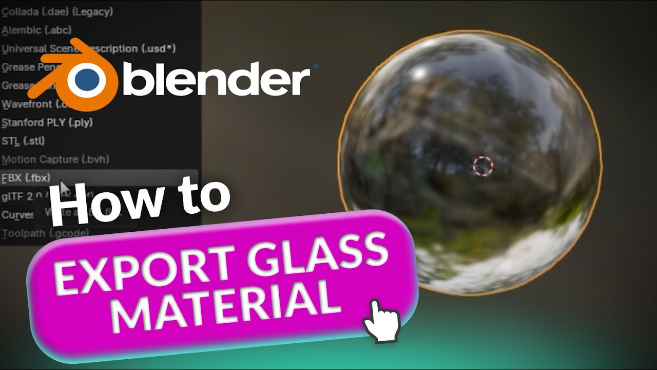 Mastering Glass Material Export in Blender Made Easy (Step by Step ...