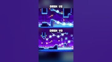 Dash V2 vs Dash V3 [Comparison] | Geometry Dash 2.2 #shorts