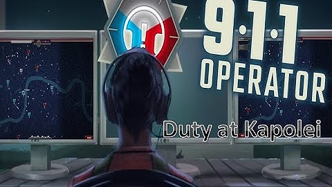 911 Operator- Duty at Kapolei- Day 1