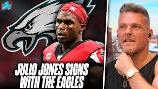 Julio Jones Signs With Eagles, Can He Make A Real Impact Again | Pat McAfee Reacts