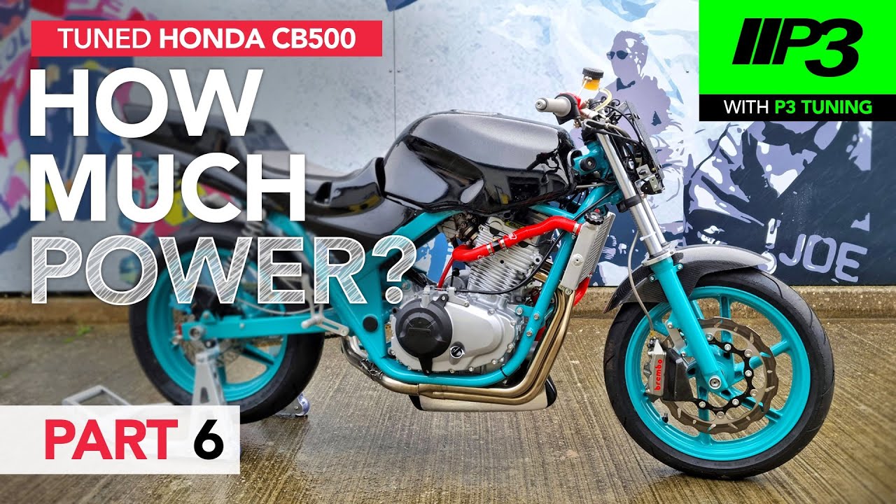 How much POWER did we make?😎 Honda CB 500 engine tune dyno results