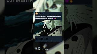 The moment Madara tried to wipe out everything in his path 😈🔥 #shorts #viralshorts