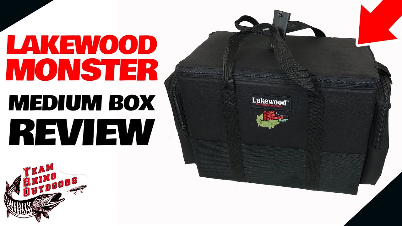 NEW Lakewood Soft-Sided Hard Musky Medium Fishing Tackle Box 