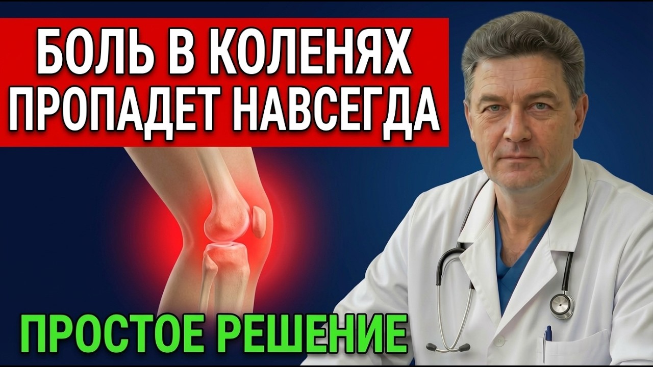 КОЛЕНИ перестанут ХРУСТЕТЬ и БОЛЕТЬ! Хрящ восстанавливается даже после 60.