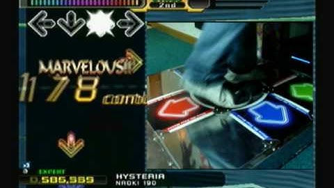 Kon - Hysteria (Expert) AAA #080 - Perfect Full Combo on DDR X2 (PS2, U.S.)