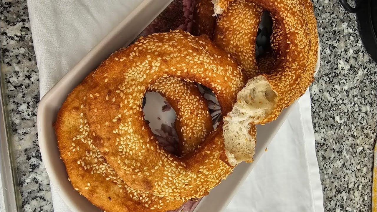 Simit tadında pratik susamlı pişi tarifi 🫓🥰