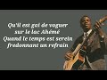 Lyrics Le Lac Ahémé - GG Vickey