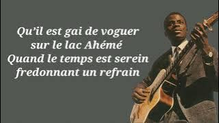 Lyrics Le Lac Ahémé - GG Vickey