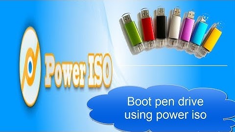 How to make bootable  USB drive using power iso cd burner