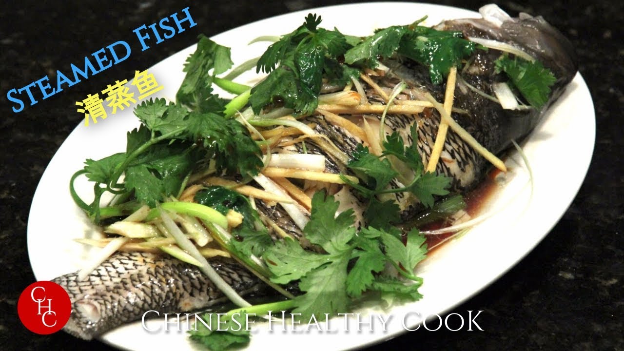 Chinese Steamed Fish 清蒸鱼 （中文字幕 Eng Sub) | ChineseHealthyCook