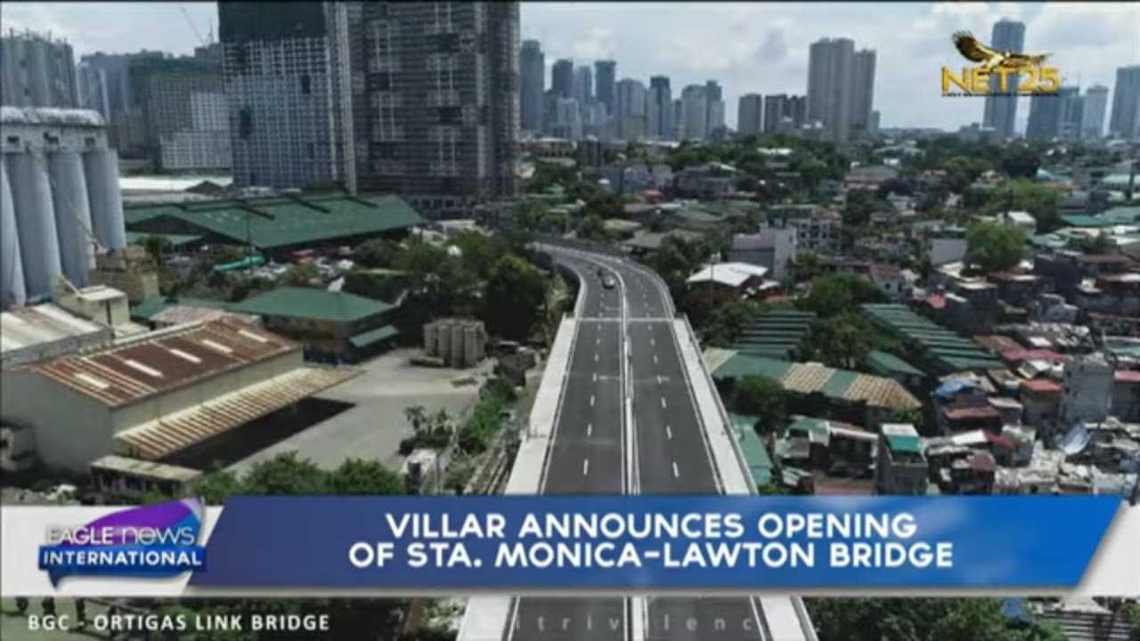 Villar announces opening of Sta. Monica-Lawton Bridge