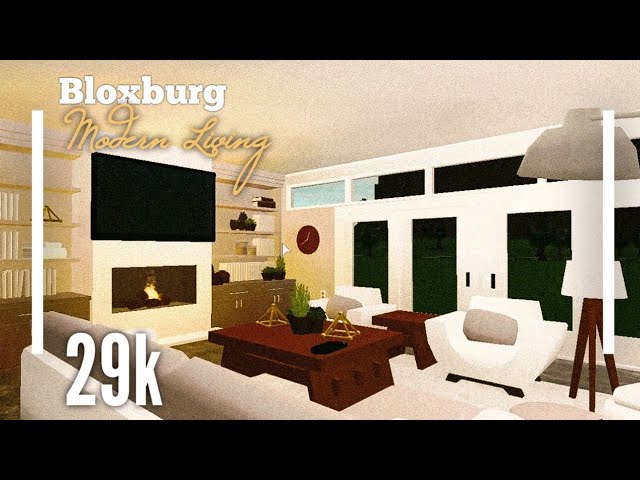 Small Modern Living Room Ideas Bloxburg - Draw-spatula