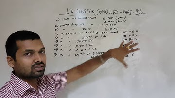 LTE cluster optimization and KPI analysis part-2,niladri nihar nanda