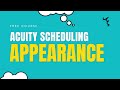 Adjusting the Appearance of pages on Acuity Scheduling (Free Course - Part 15)