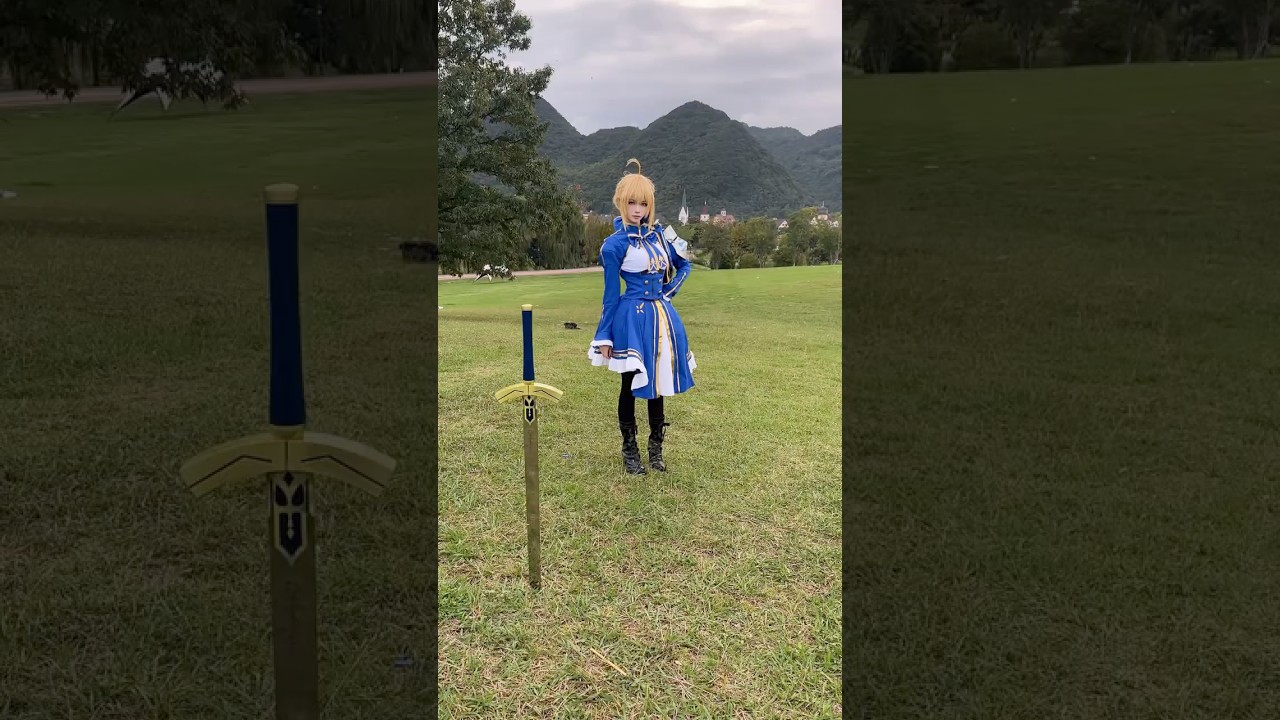 Saber #anime #game #fyp #honkaistarrail fate #fgo #saber #cos #cosplay #cosplayer #girl #girls