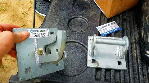 Quick Detach Floating Dock Hinge Review - TS Iron Works Floating Dock Latch