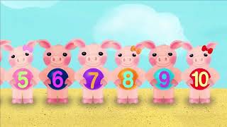 Piggy Number Song Learn To Count From 1 To 10 Nursery Rhymes For Kids