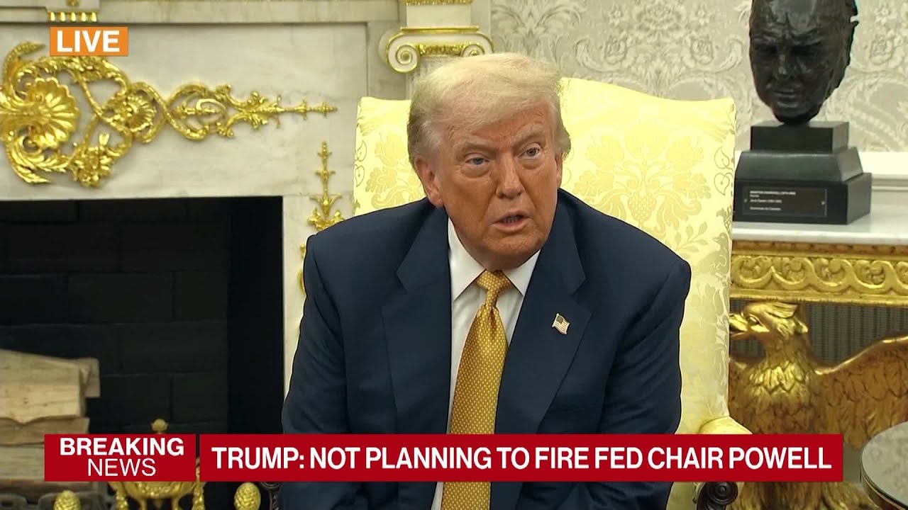 Trump Says Firing Fed Chair Powell Is ‘Highly Unlikely’
