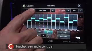 JVC KWV25BT Display and Controls Demo | Crutchfield Video